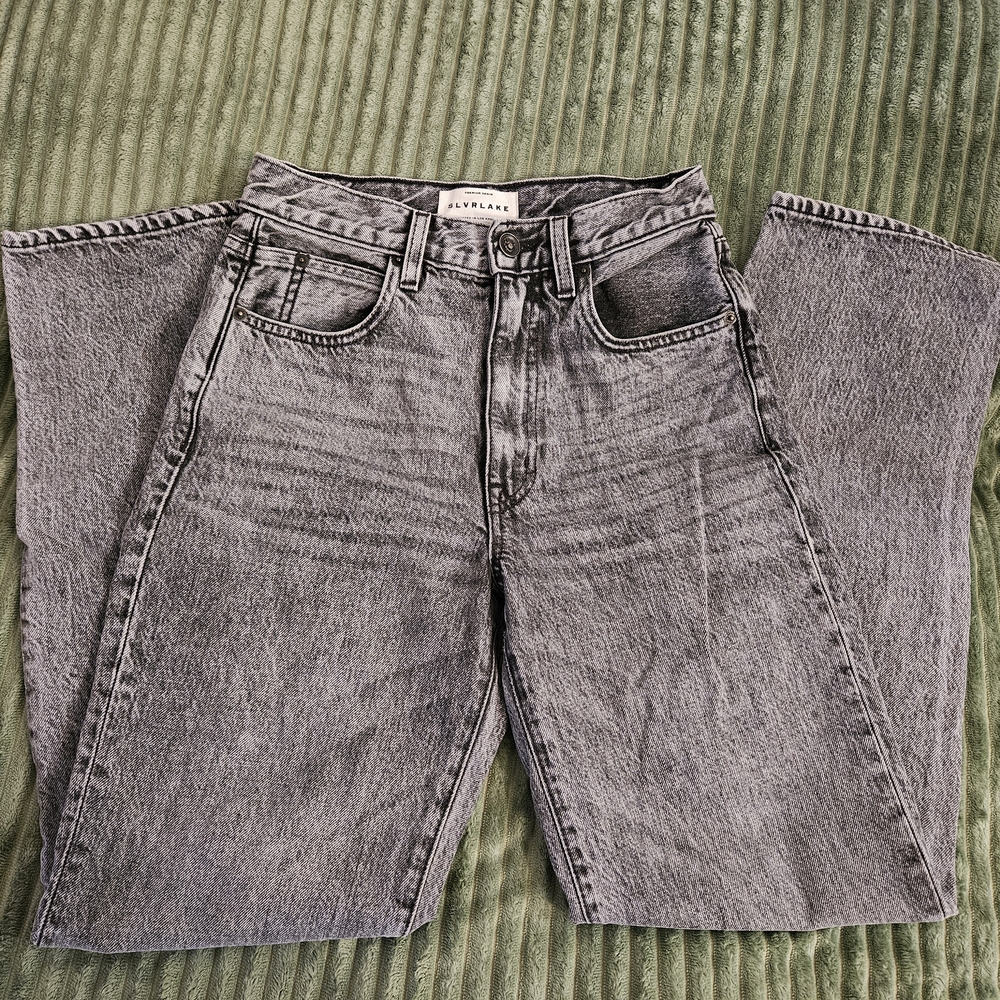 SLVRLAKE Charcoal Women's Relaxed Jeans
